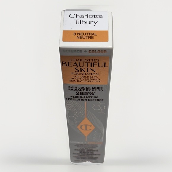Charlotte Tilbury Other - Charlotte‎ Tilbury Beautiful Skin Foundation 8 Neutral 30ml Medium Coverage Glow
